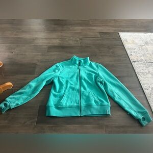 Stylish Women's Teal Zip Up